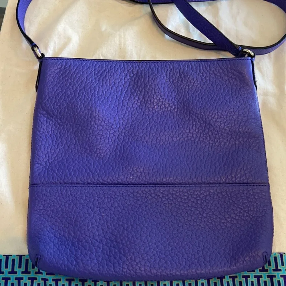 Kate Spade NWOT cross body leather Purple color impeccable